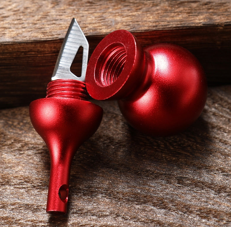 Innovative Small Gourd Portable Keychain Pendant Decorative EDC Tool