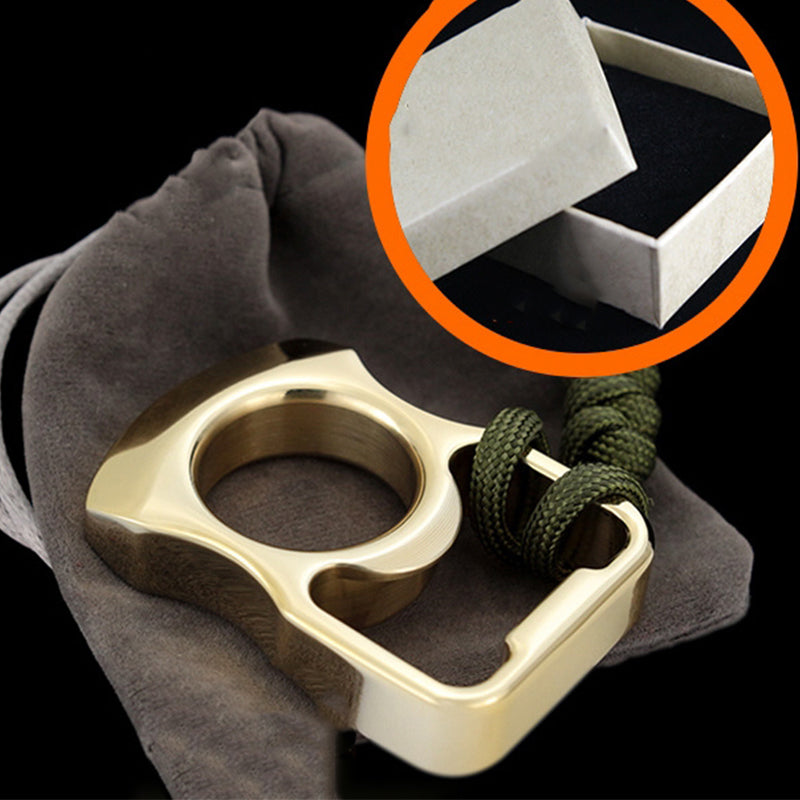 Handheld Brass Bottle Opener with Soft Arc for EDC