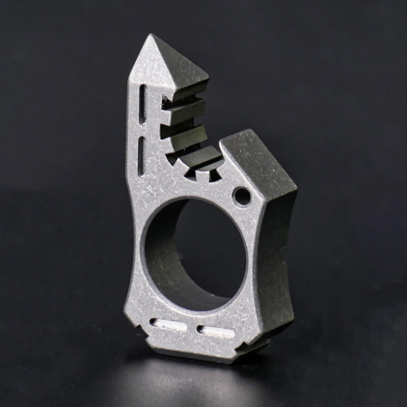 Shark Shaped Outdoor Keychain Tool with Bottle Opening Function