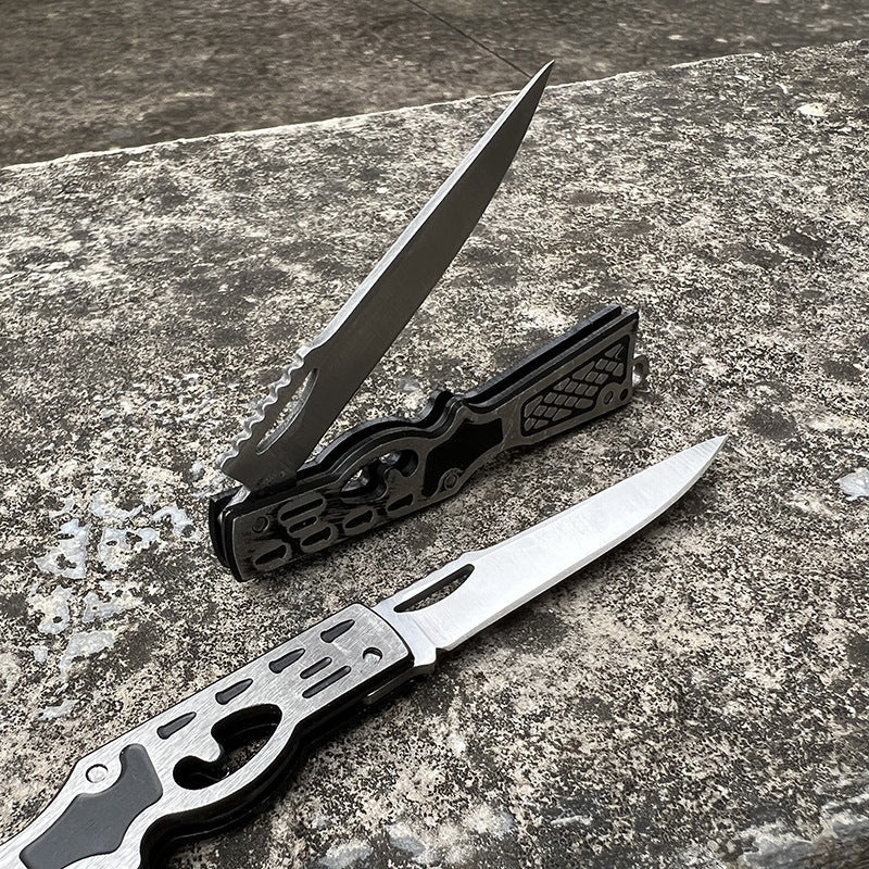 Hidden Mini Tool with Folding Pendant Keychain Design