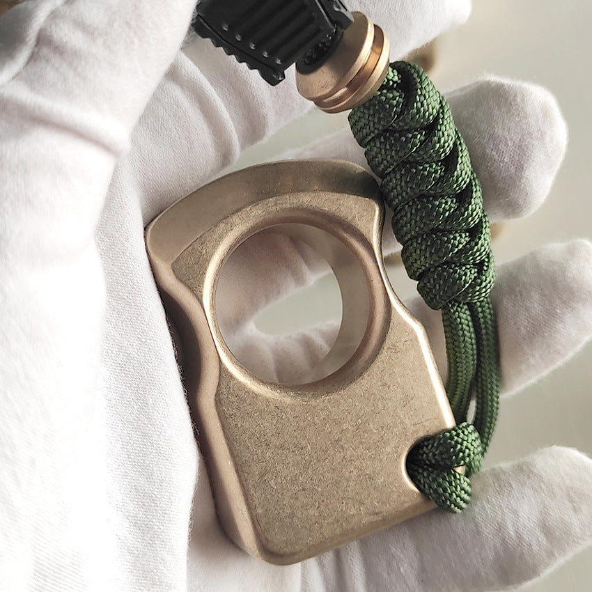 Brass One-Hole Versatile Everyday Carry Tool