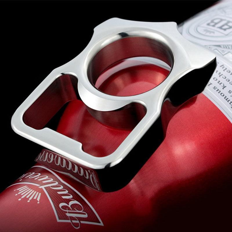 Portable Brass-Iron Bottle Opener for Outdoor EDC Use