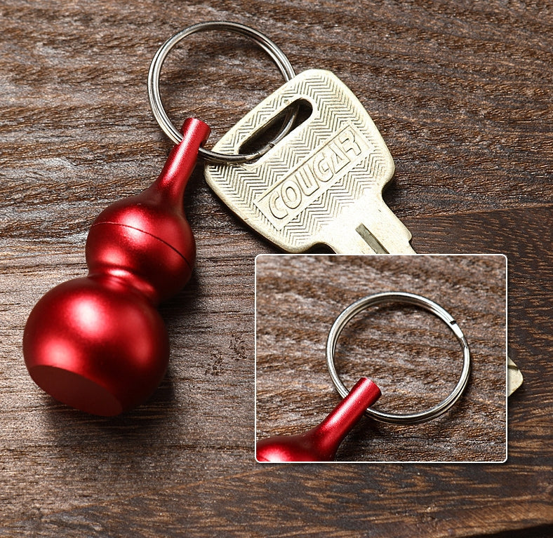 Innovative Small Gourd Portable Keychain Pendant Decorative EDC Tool