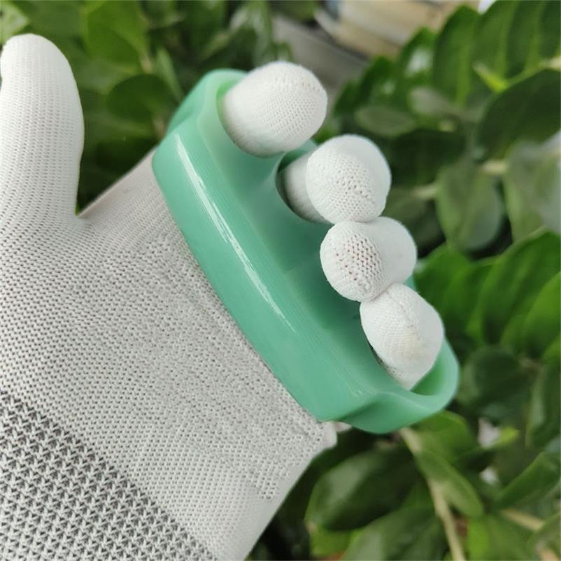 Large-Hole Green G10 Tool for Outdoor Use