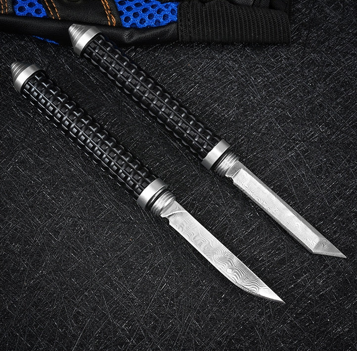 Damascus Patterned Pen Multifunction Pocket Tool