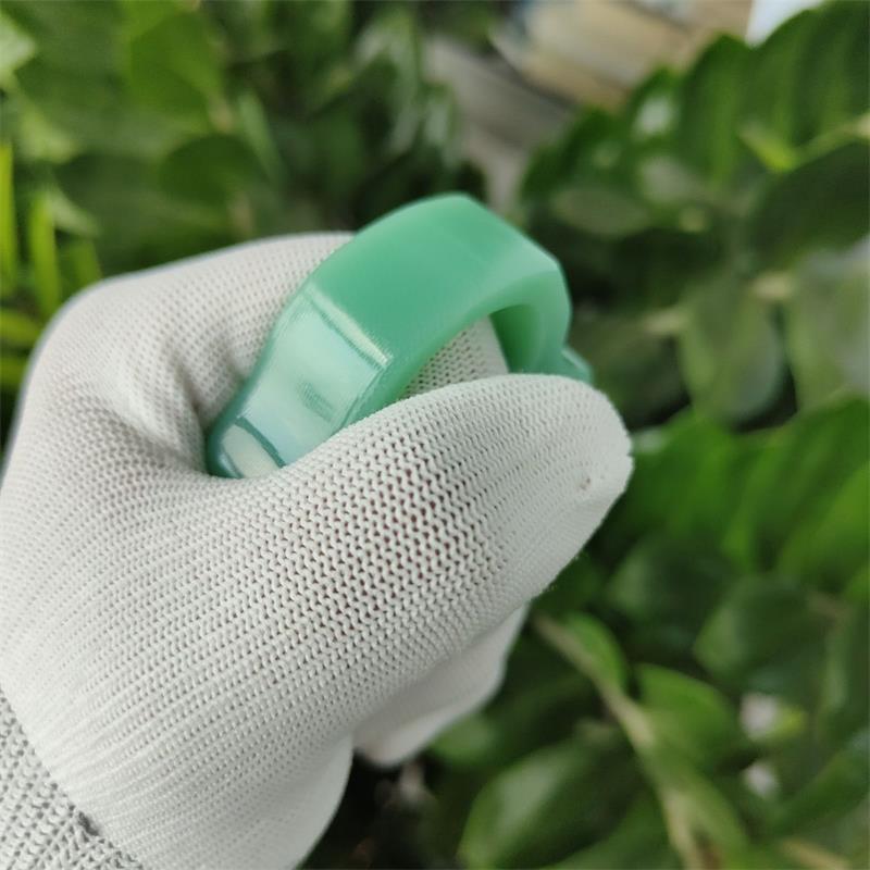 Large-Hole Green G10 Tool for Outdoor Use