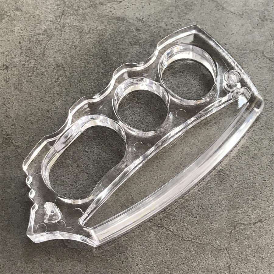 Outdoor EDC Tool with Large Opening in See-through Plastic