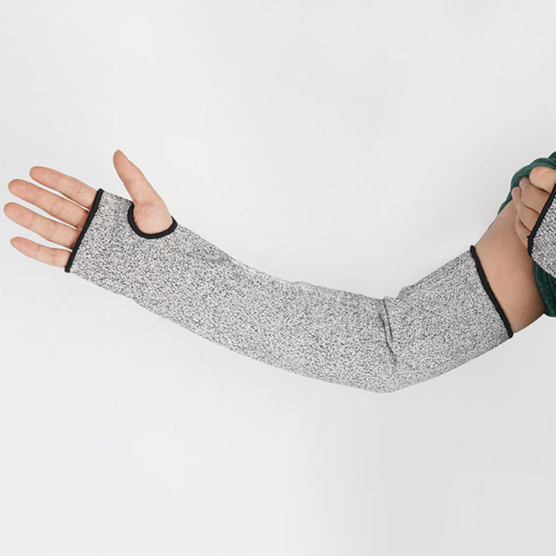 Breathable and Elastic Gray Sleeves Designed for Comfort