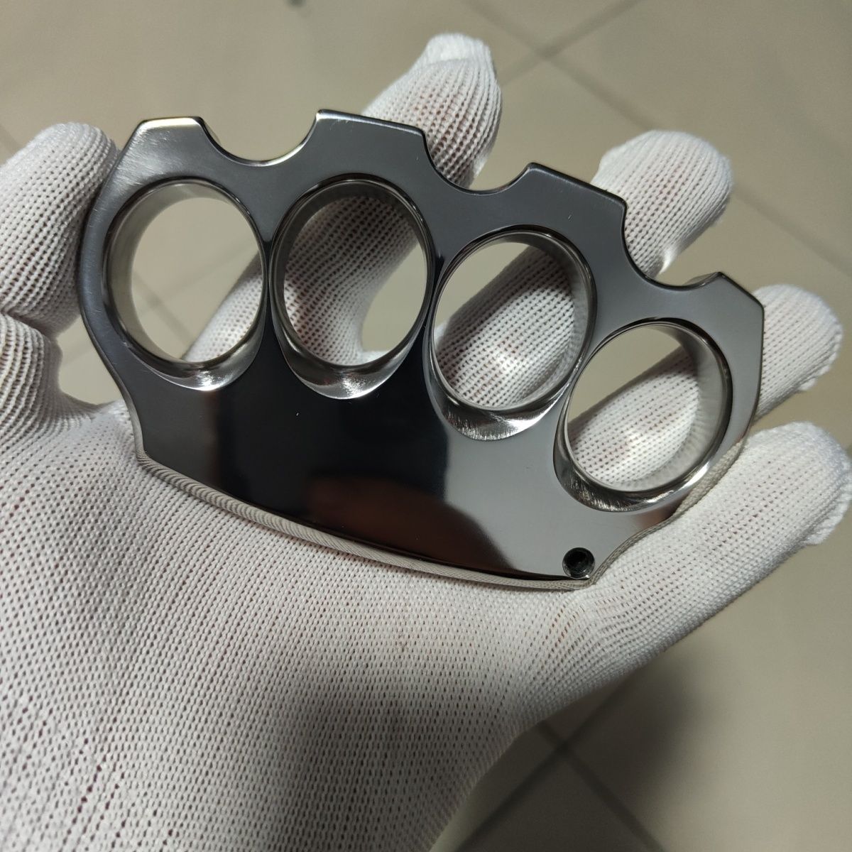 Large-Hole Mirror Iron Outdoor Carry Tool