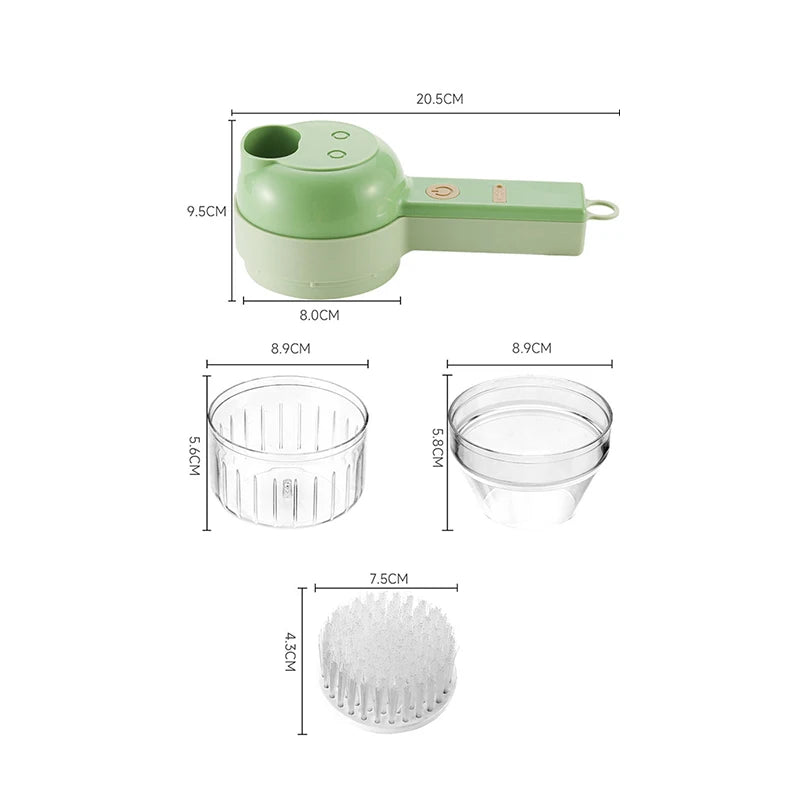 4-in-1 Electric Food Processor