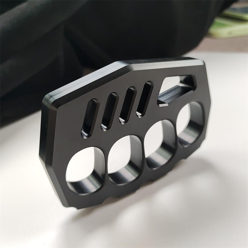 Portable Outdoor Tool in Clear PC with Convenient Black Rope Hole