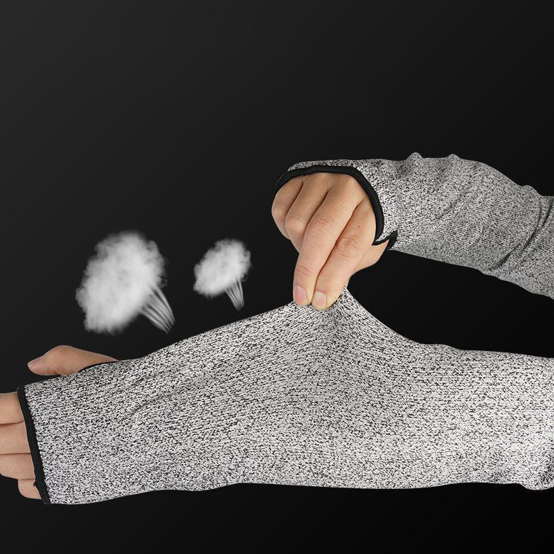 Breathable and Elastic Gray Sleeves Designed for Comfort
