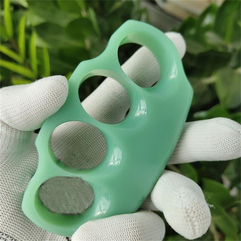Large-Hole Green G10 Tool for Outdoor Use