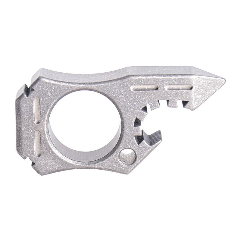 Shark Shaped Outdoor Keychain Tool with Bottle Opening Function