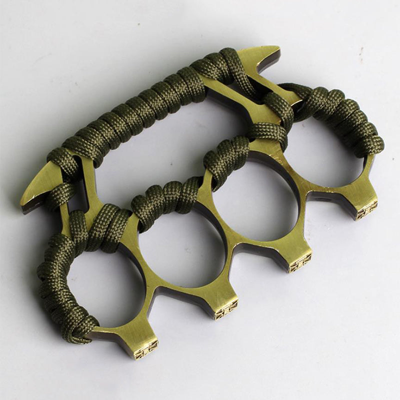 Outdoor Pocket EDC Tool with Large Hole and Rope for Backpack