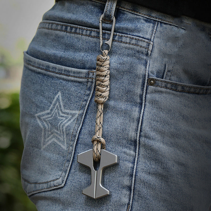 Reinforced Everyday Carry Bottle Opener with Strap