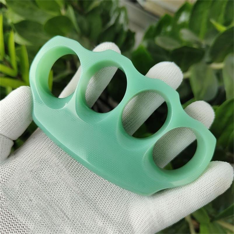 Large-Hole Green G10 Tool for Outdoor Use