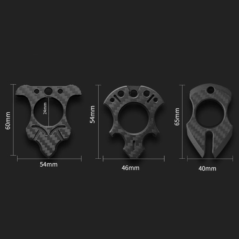 Carbon Fiber Finger Grip Outdoor Backpack Tool – Style Variations Available