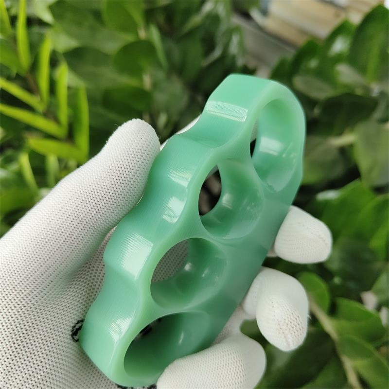 Large-Hole Green G10 Tool for Outdoor Use