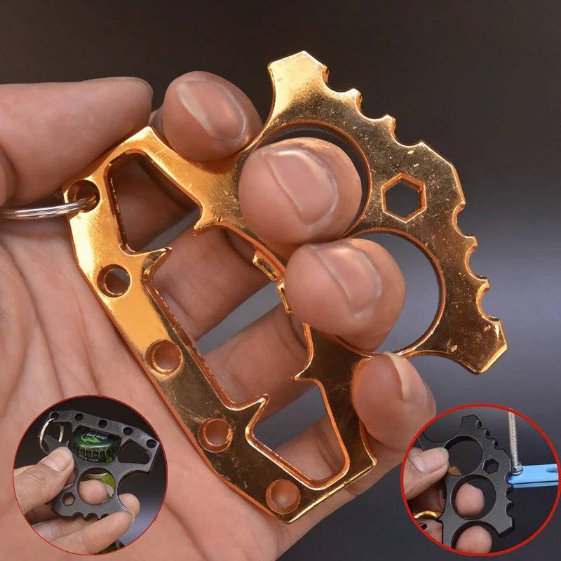 Double Finger Style Multifunctional Beer Bottle Opener EDC Tool