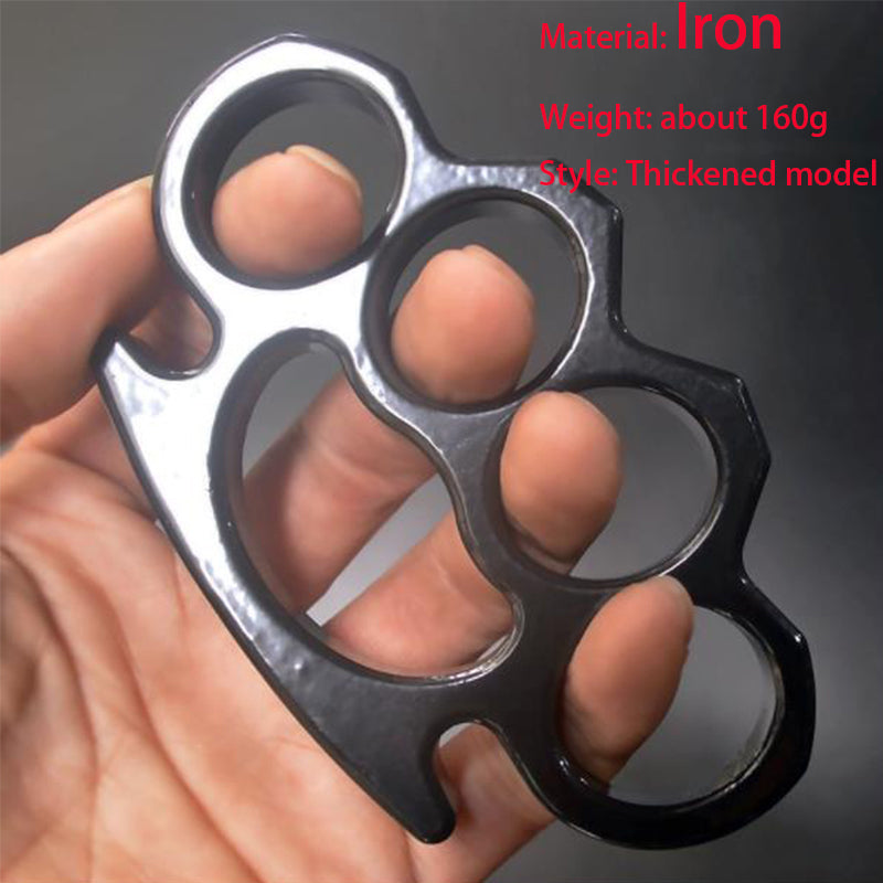 Four-Hole Iron Outdoor EDC Tool for Pocket Use