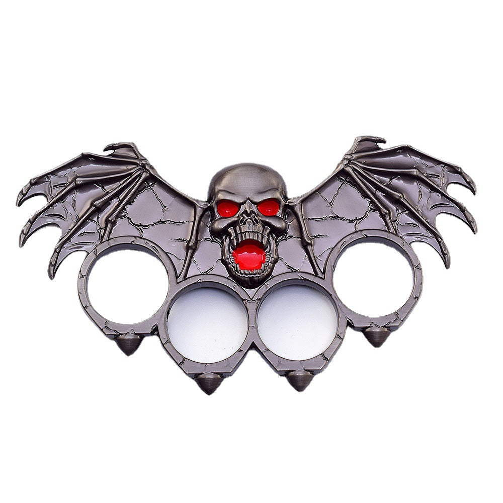 Creative Four-Hole Outdoor Tool with Bat-Shaped Zinc Alloy Structure