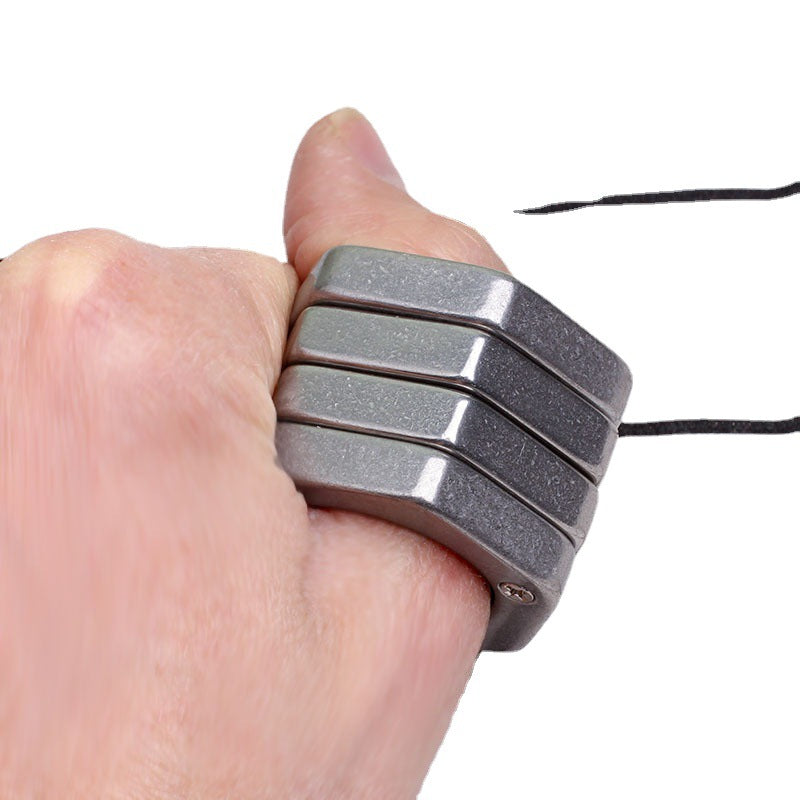 Portable EDC Tool with Polished Surface and Removable Design