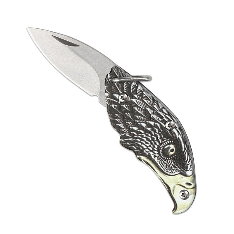 Eagle-themed Folding Keychain Pendant Outdoor Portable EDC Tool