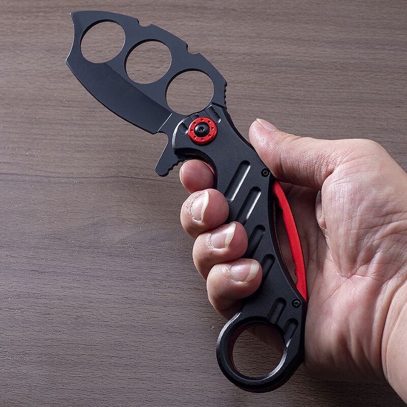 Black Folding Multi-functional Outdoor EDC Tool