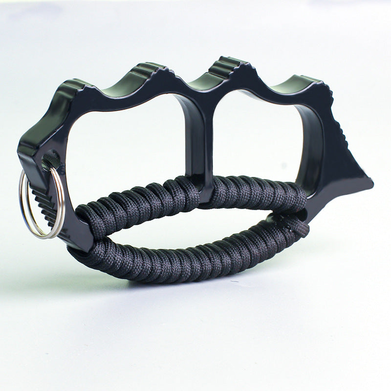 Outdoor Paracord Tool with Zinc Alloy and Wide Dual Finger Grip