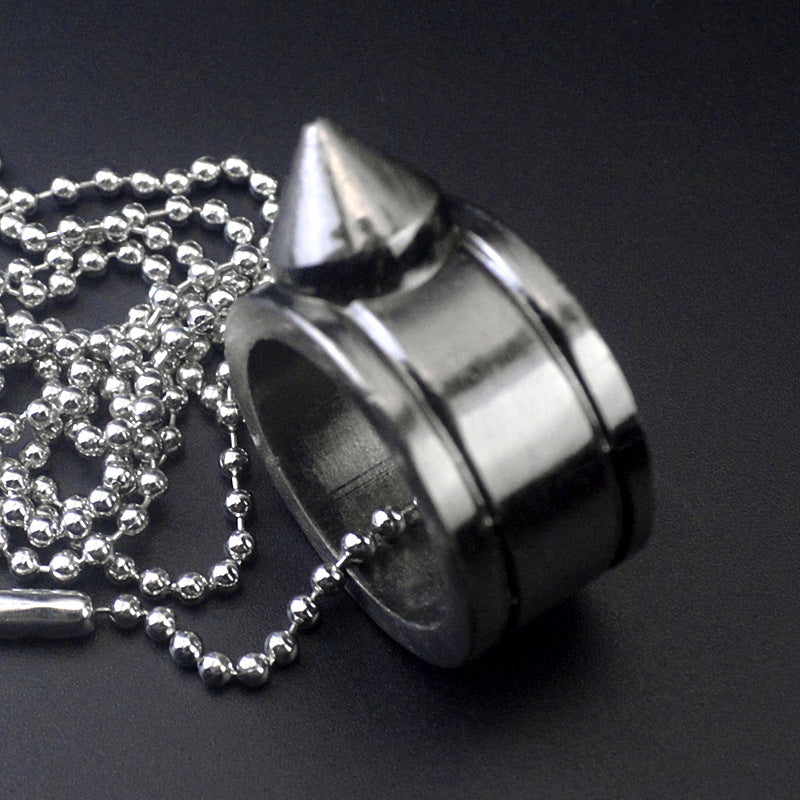 Pocket-Sized EDC Tool with One Hole Ring Pendant