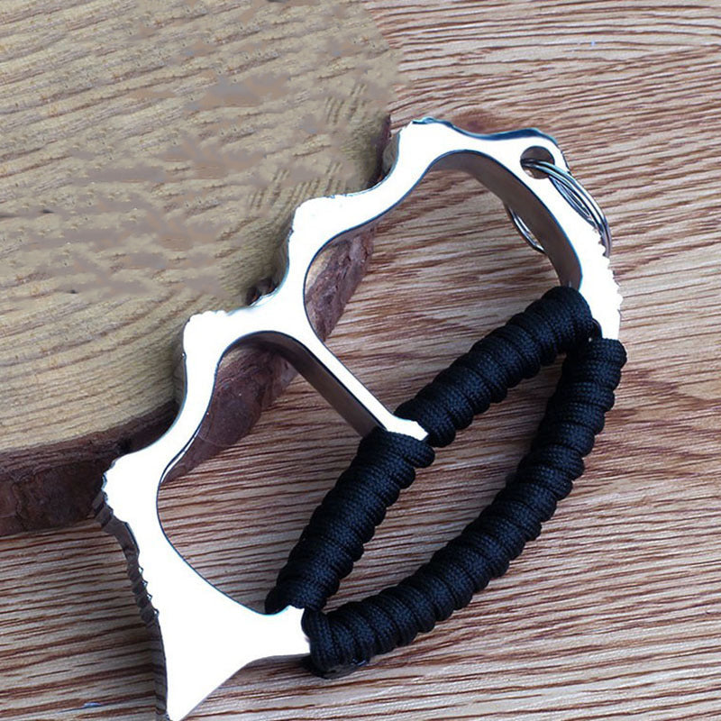 Outdoor Paracord Tool with Zinc Alloy and Wide Dual Finger Grip