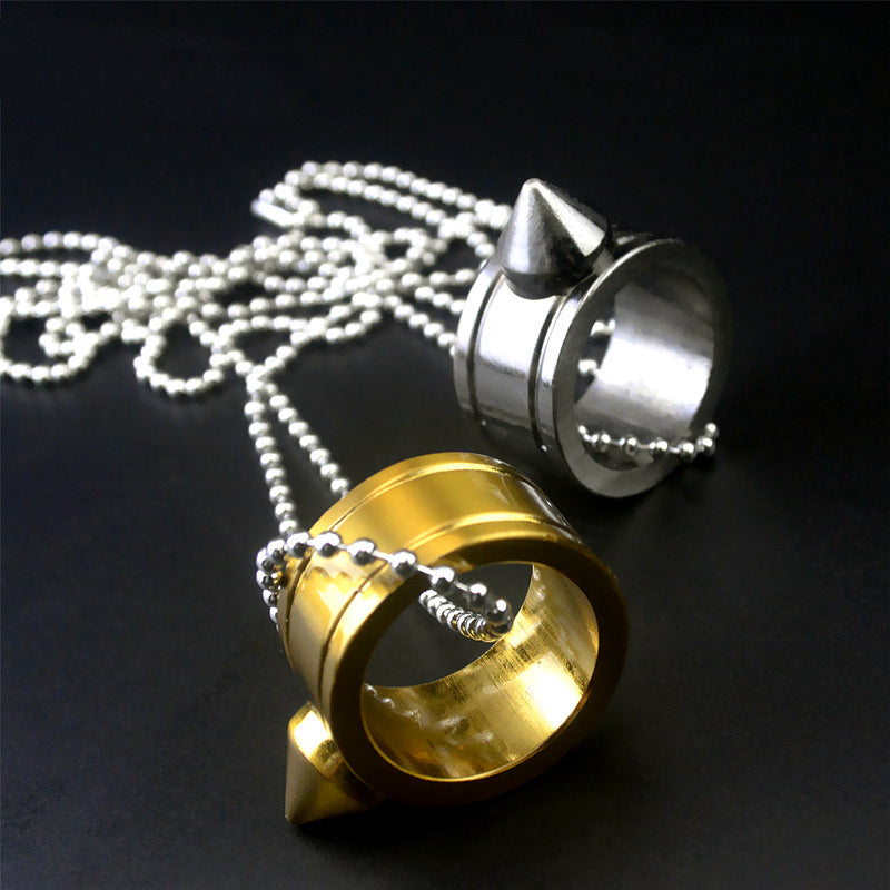 Pocket-Sized EDC Tool with One Hole Ring Pendant