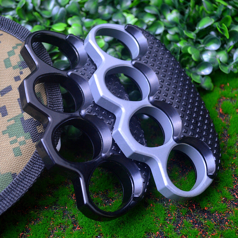 Thick Black and Silver Clip Outdoor EDC Tool
