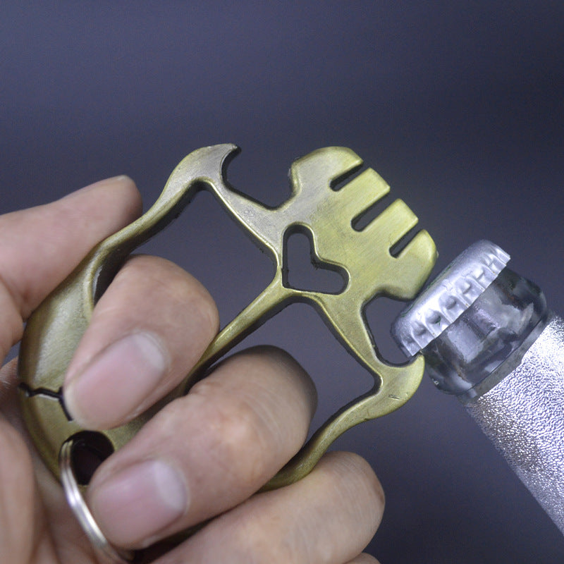 Thick and Weighted Skull Designed Multi-function Bottle Opener
