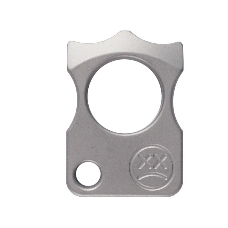 Small Titanium Alloy Keychain Bottle Opener Portable EDC Tool