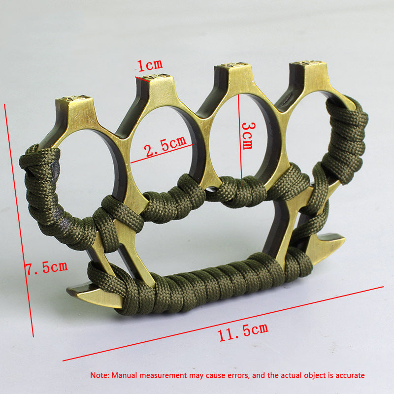 Outdoor Pocket EDC Tool with Large Hole and Rope for Backpack