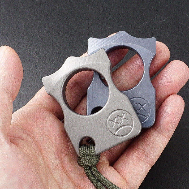 Small Titanium Alloy Keychain Bottle Opener Portable EDC Tool