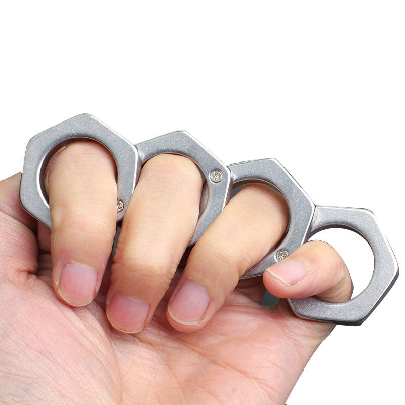 Portable EDC Tool with Polished Surface and Removable Design