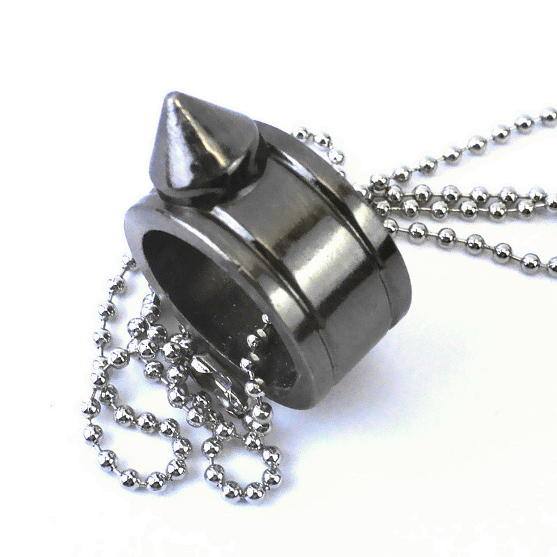 Pocket-Sized EDC Tool with One Hole Ring Pendant