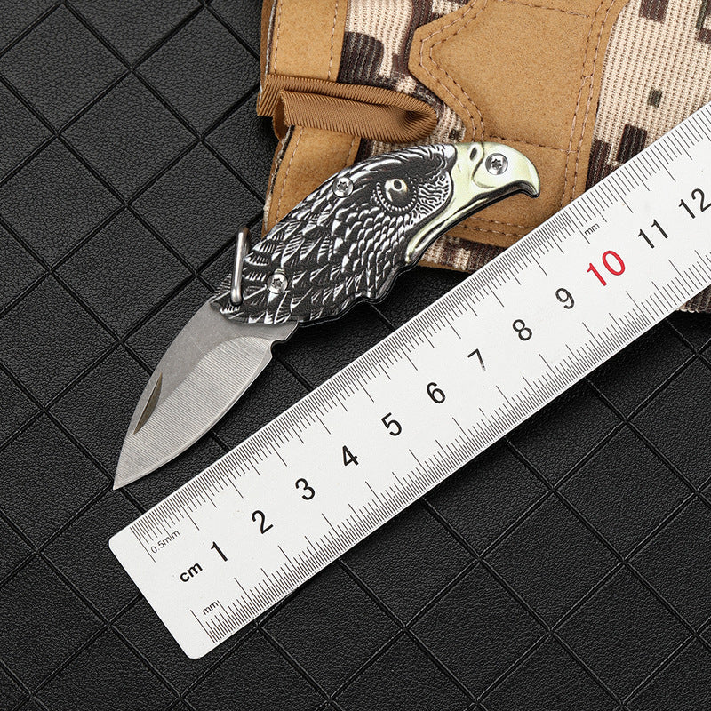 Eagle-themed Folding Keychain Pendant Outdoor Portable EDC Tool