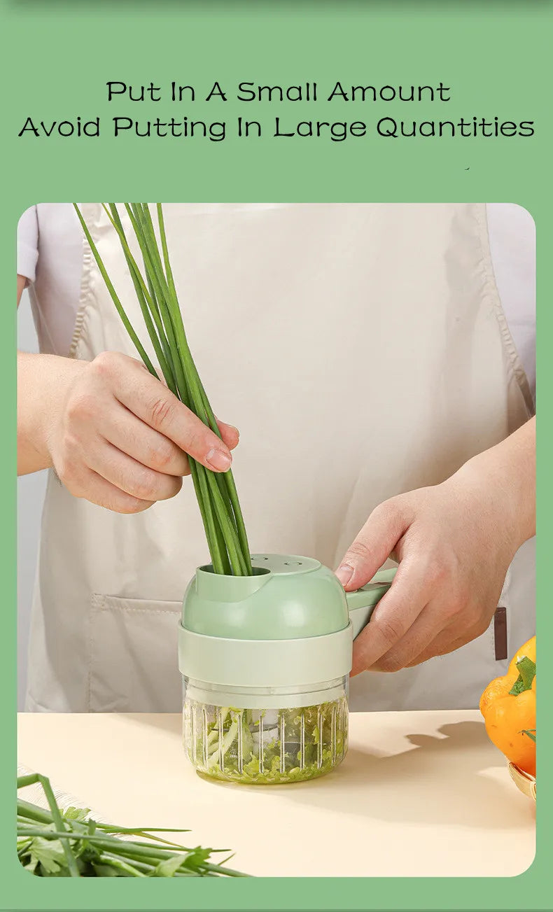 4-in-1 Electric Food Processor