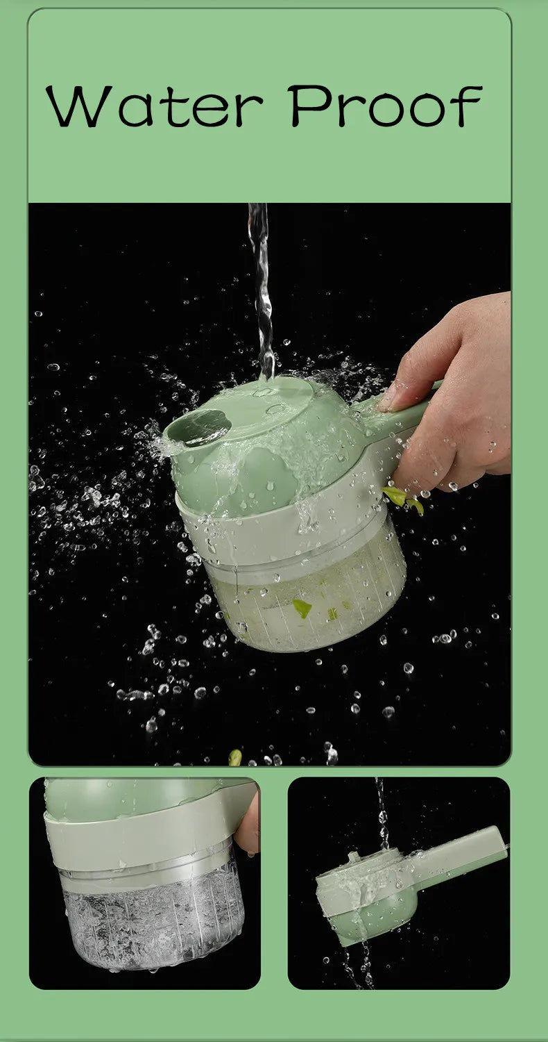 4-in-1 Electric Food Processor