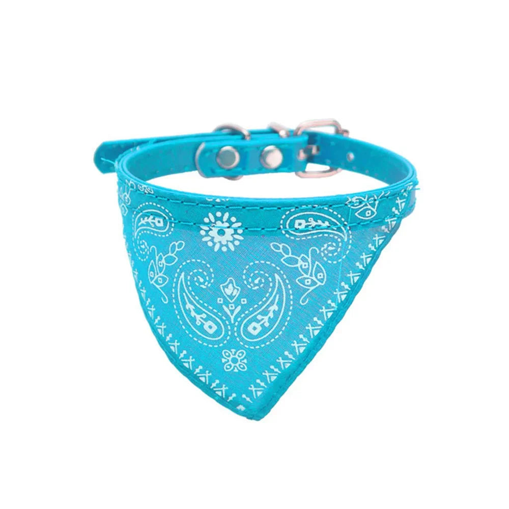 Cute Printed Triangular Pet Collar