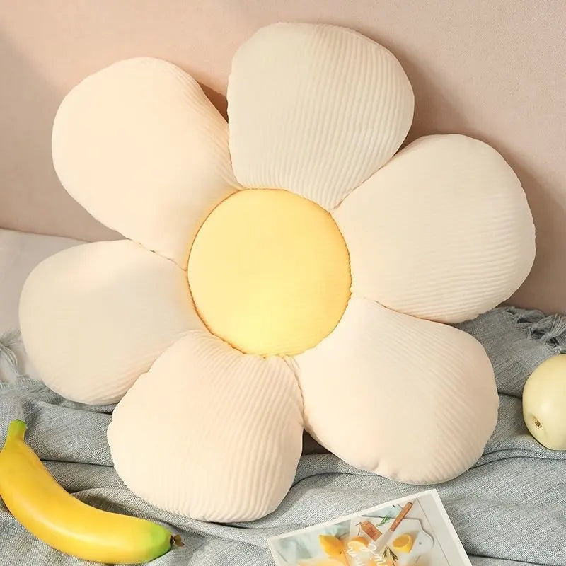 35cm Colorful Flower Plush Pillow