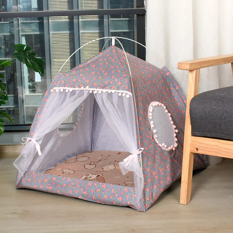 All-Season Semi-Enclosed Pet Tent