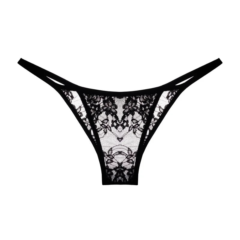 Sexy Low Waist See-Through Thong