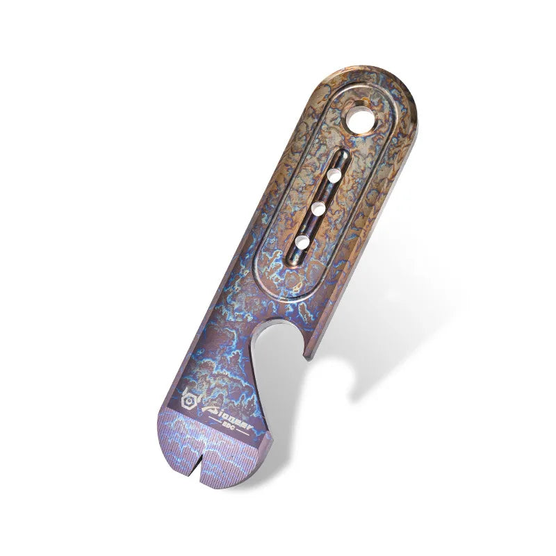 Titanium Alloy Portable Crowbar EDC Key Hanging Pry Bar