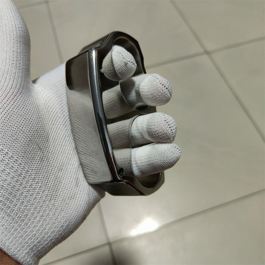 Titanium Alloy Outdoor Tool with Unique Dual Hole Mirror Finish Design