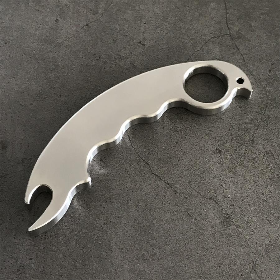 Versatile Outdoor Bottle Opener EDC Tool for Keychain and Backpack